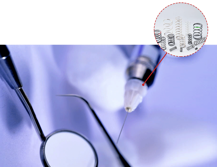 華爾賽彈簧應用于醫用注射器