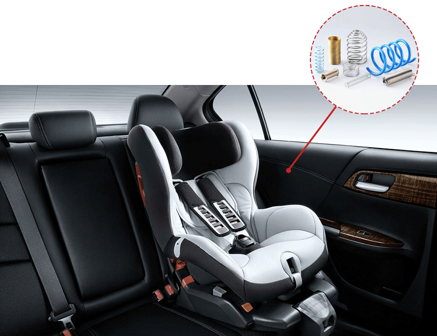 華爾賽彈簧應用于汽車座椅