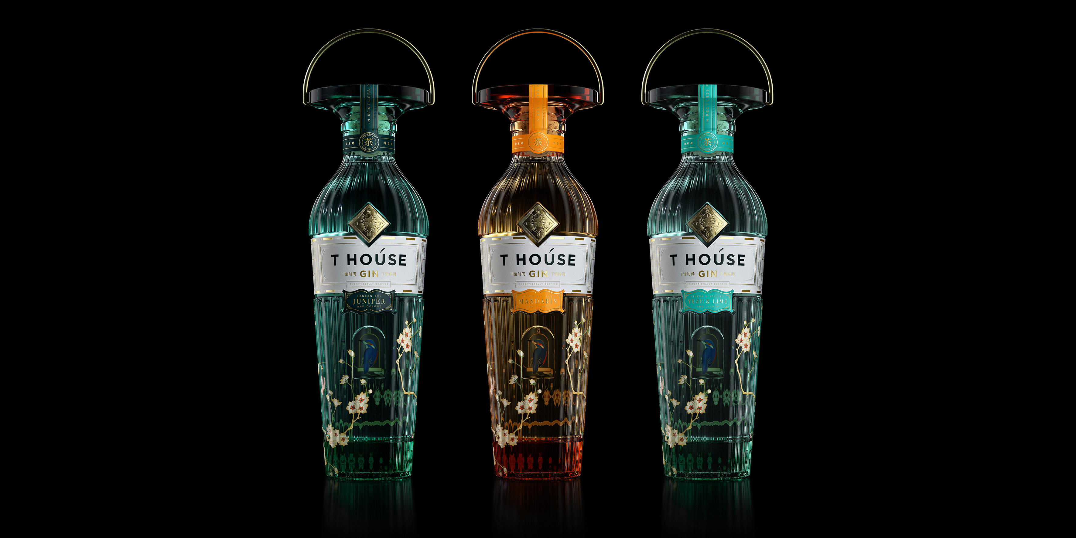 T House Gin，由Intertype Studio設(shè)計(jì)的超級優(yōu)質(zhì)烈酒