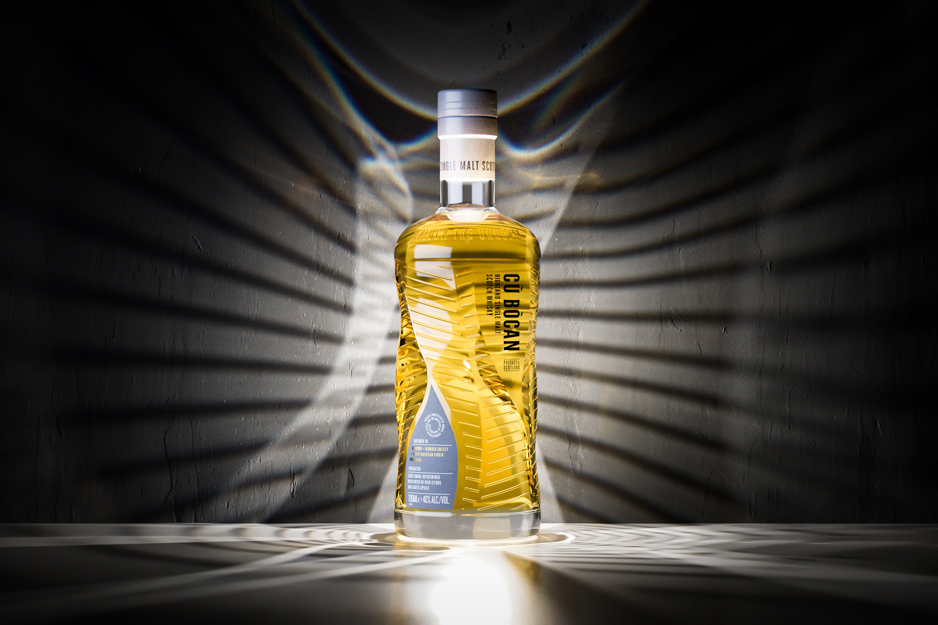 Cù Bòcan Whisky包裝設計為新觀眾釋放了威士忌的世界